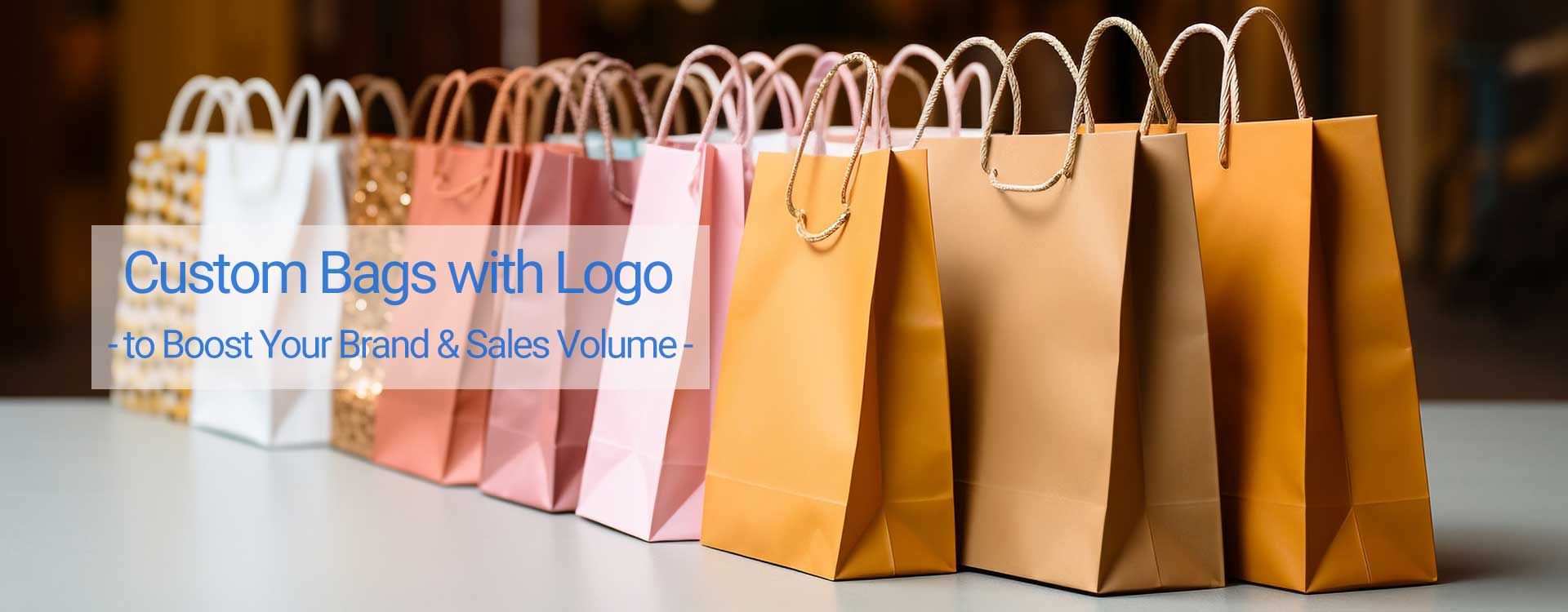 Custom Bags with Logo to Boost Your Brand & Sales Volume