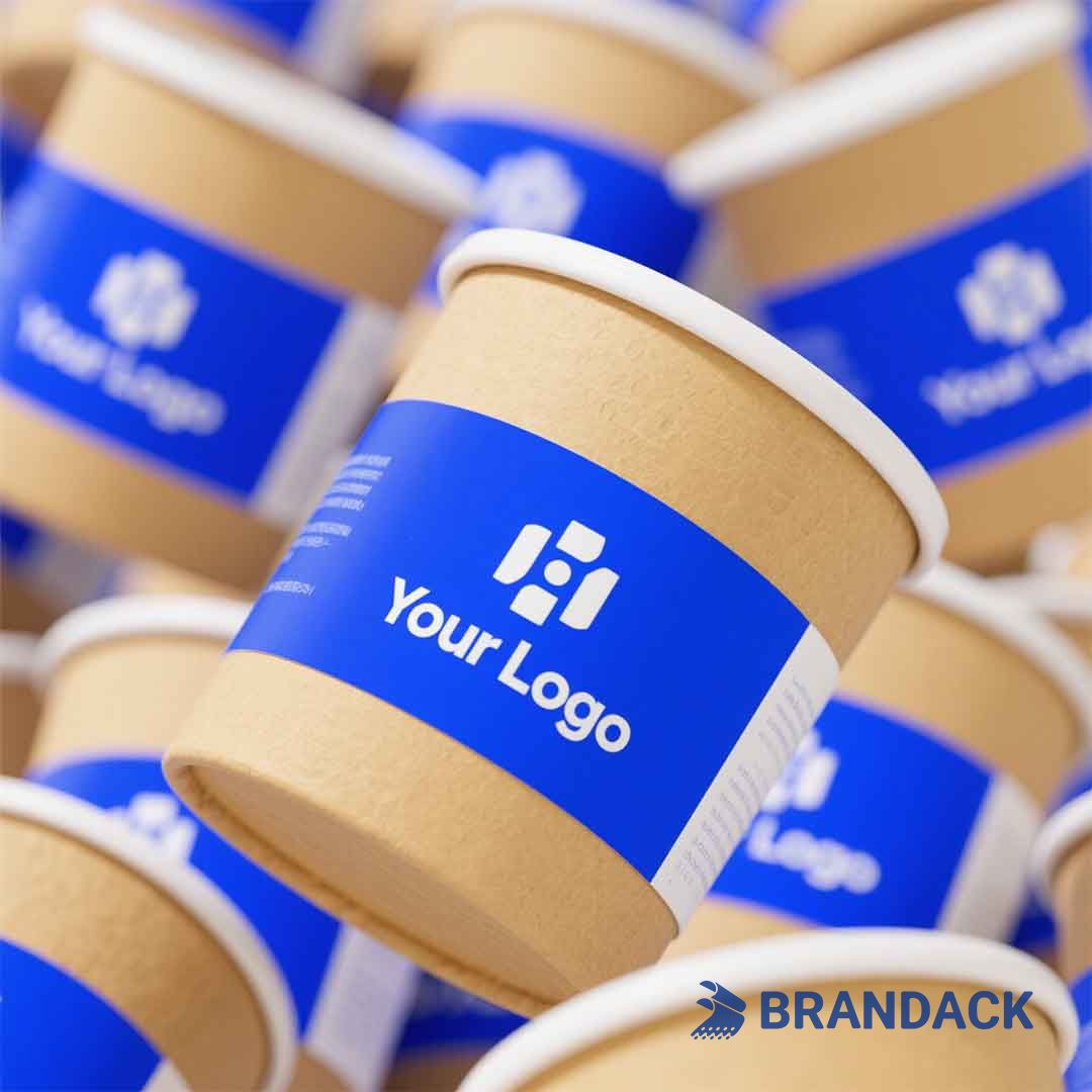 Branded Blue Label Packaging Company | Print My Own Labels with Logo