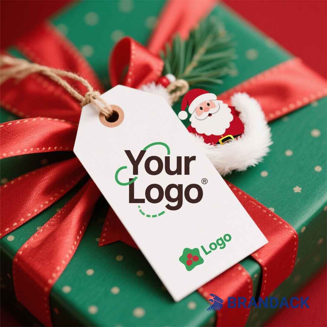 Bulk Custom Printing Santa Claus Gift Tags for Christmas