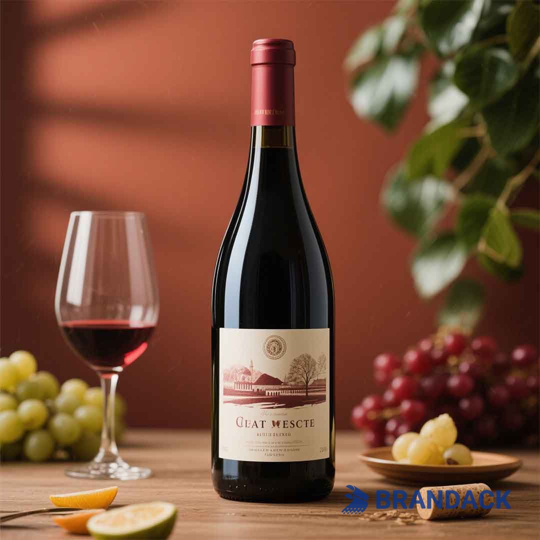 wine bottle label design