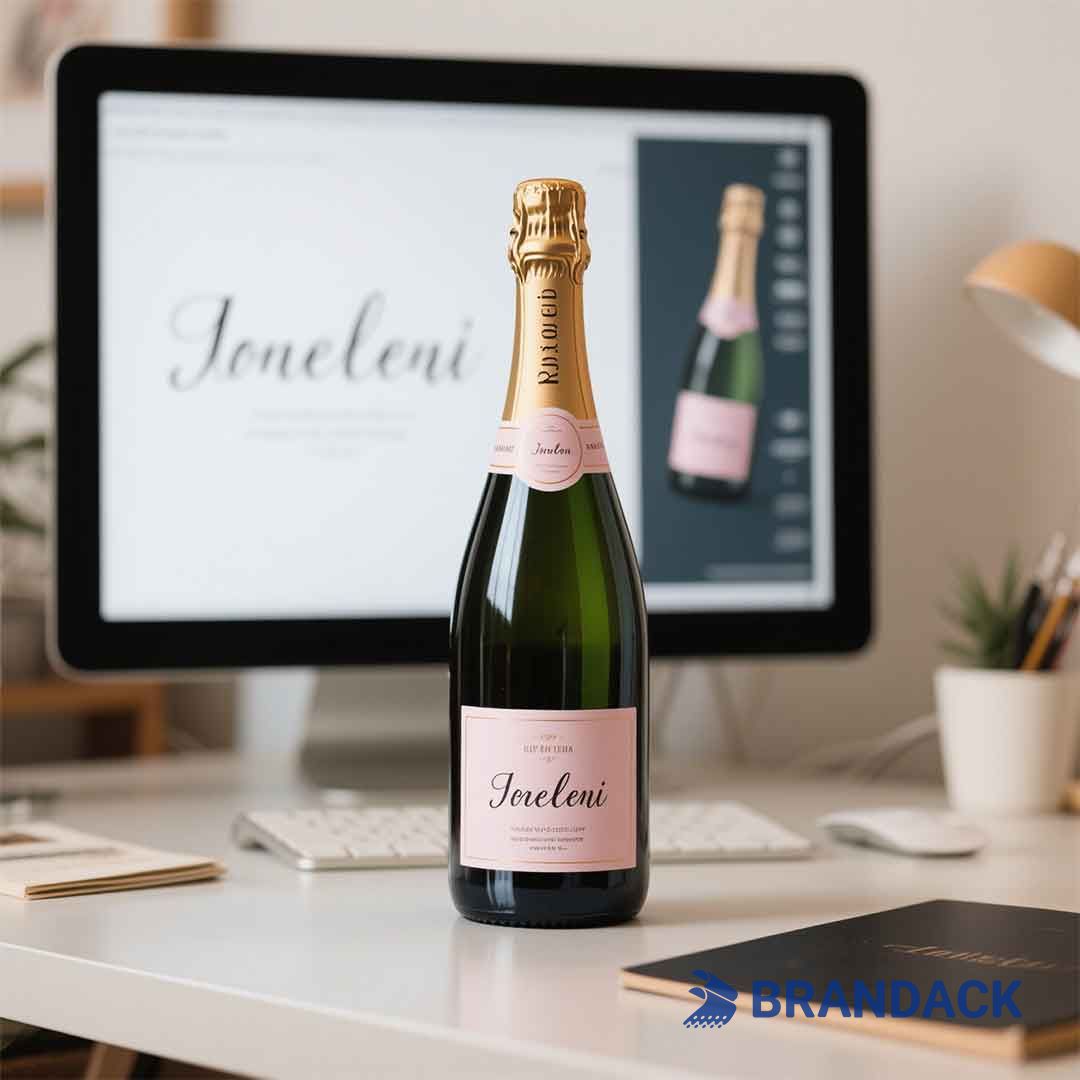 print your own champagne label
