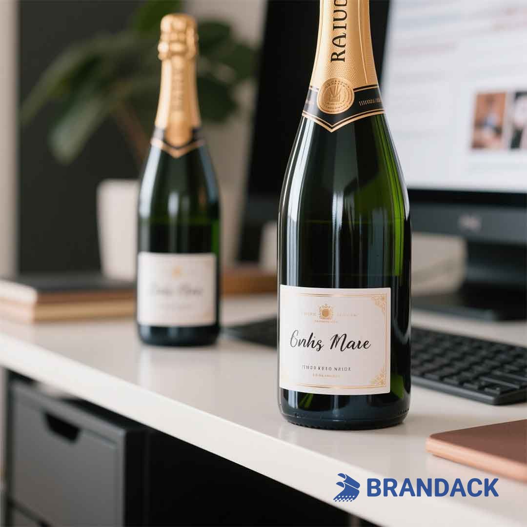 design your own champagne label