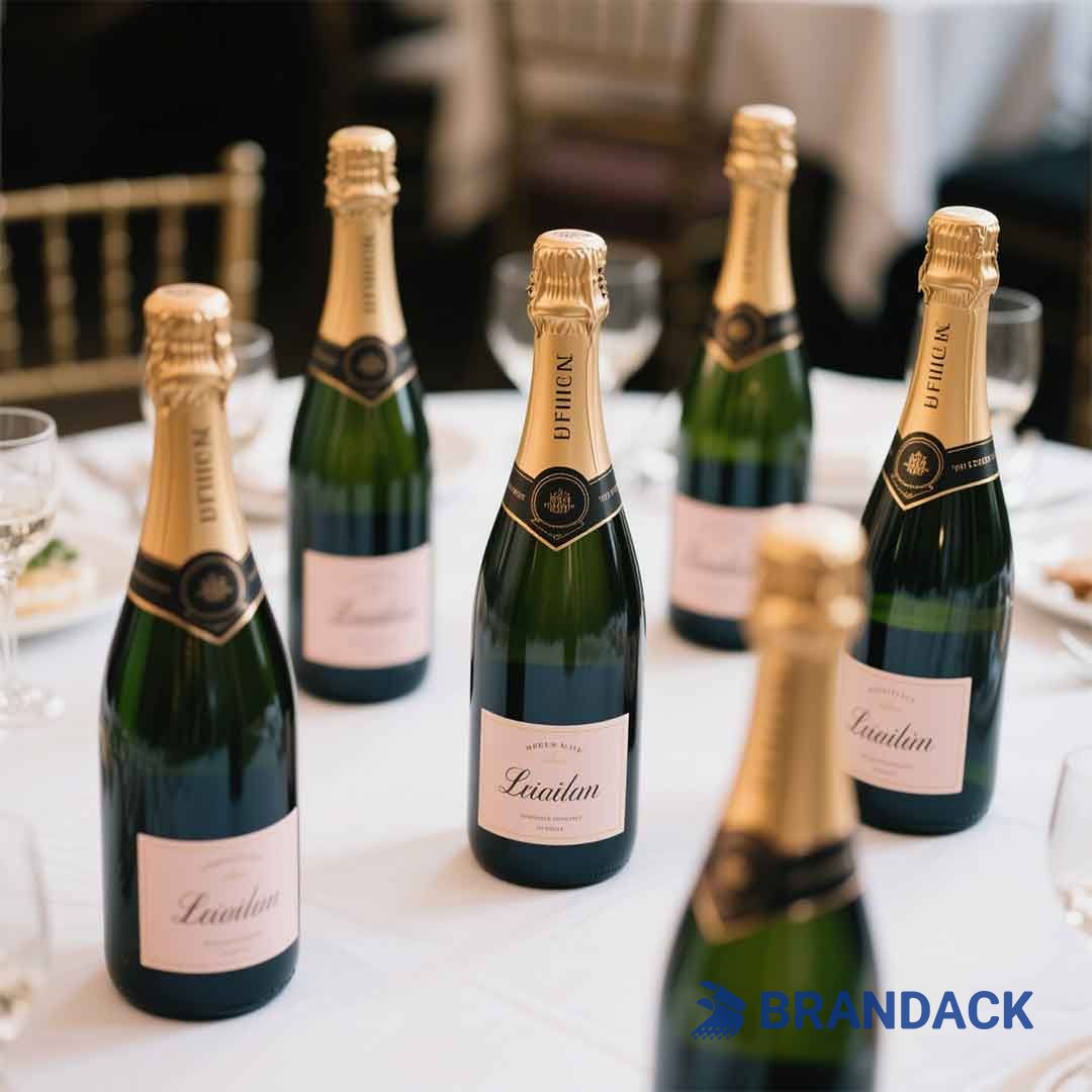 personalized champagne bottle labels