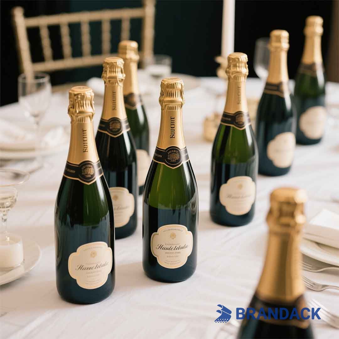 Champagne Bottle Personalised Label