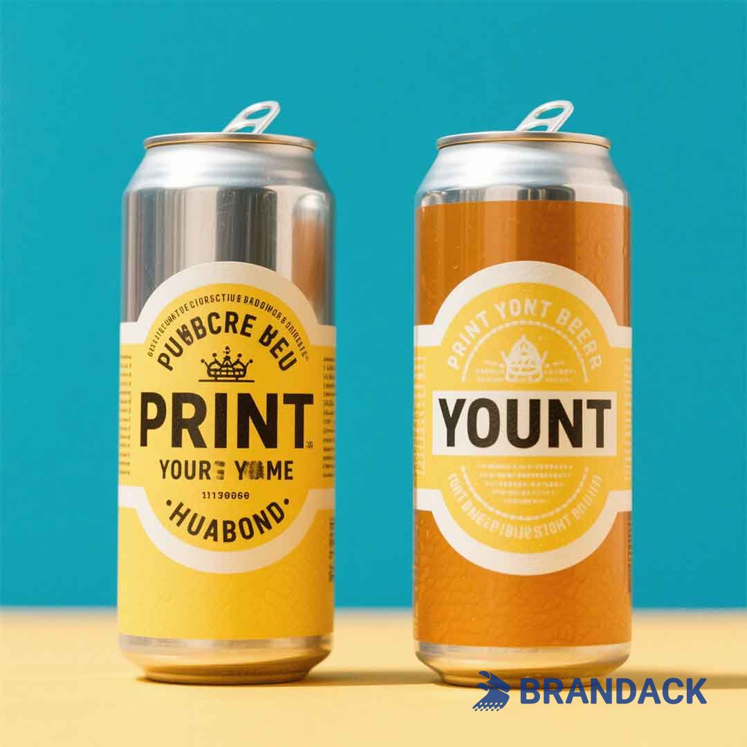 print your own beer can label