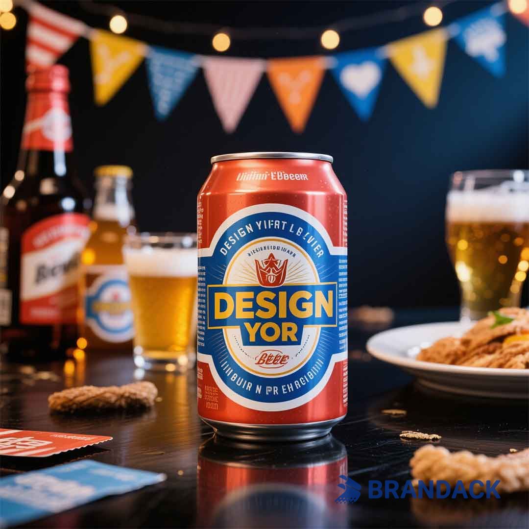 print your own beer can label
