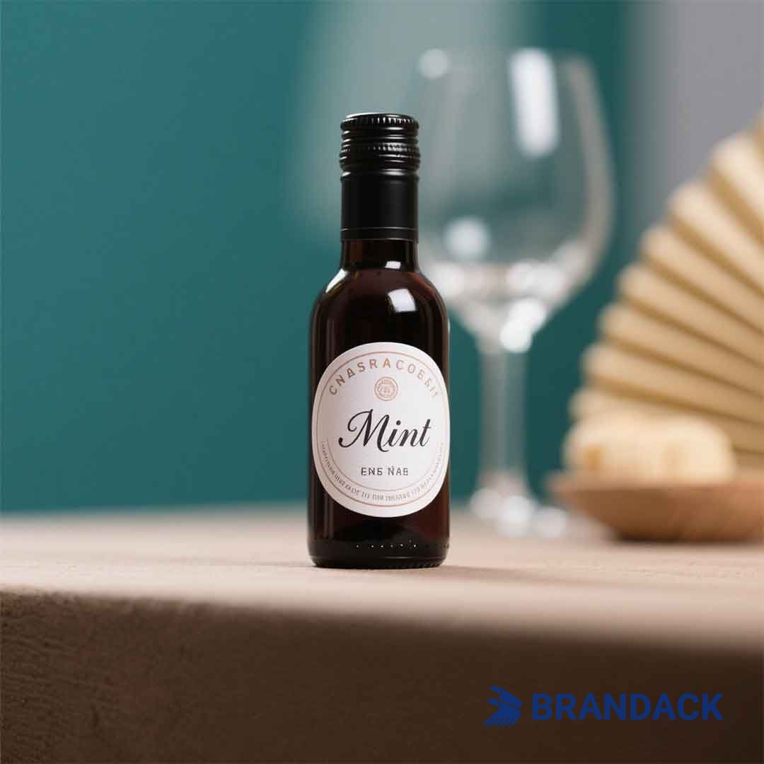 mini wine bottles custom labels