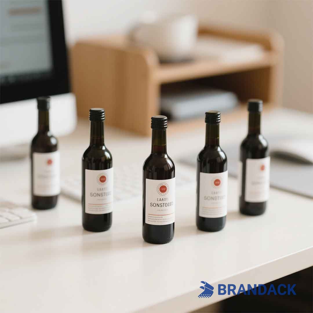 custom mini wine bottle labels