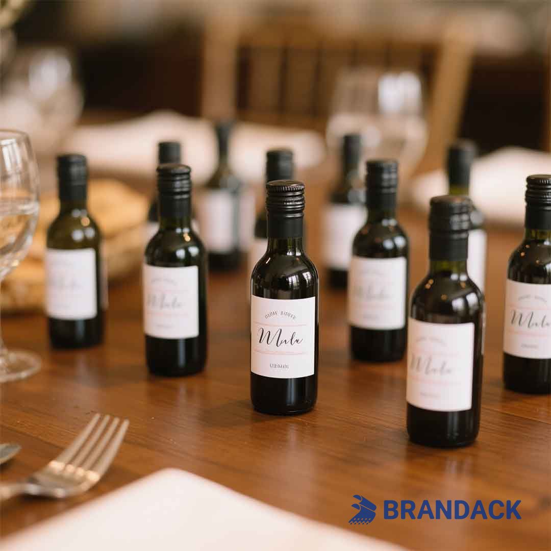 personalized mini wine bottle labels