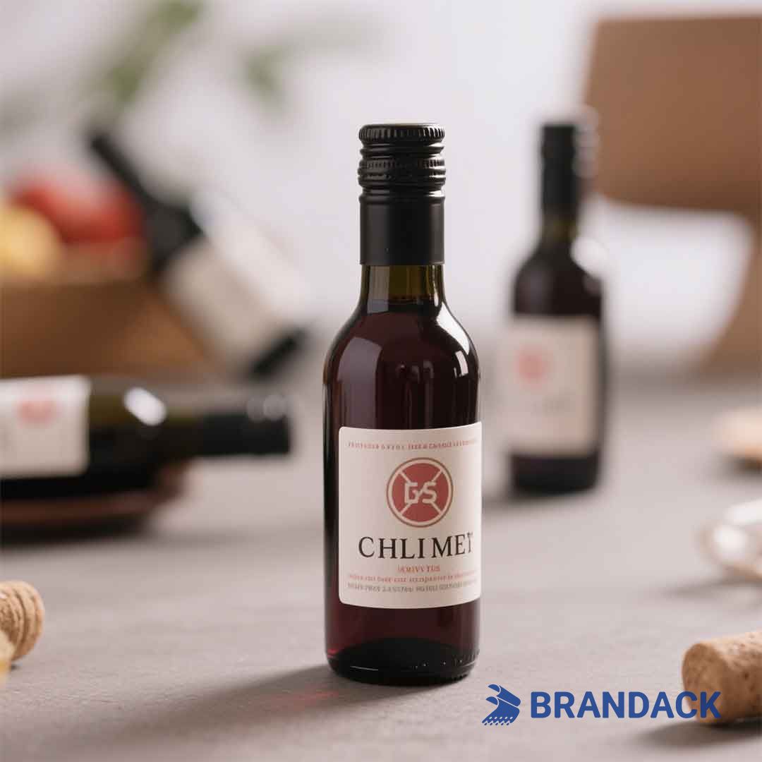 mini wine bottles custom labels