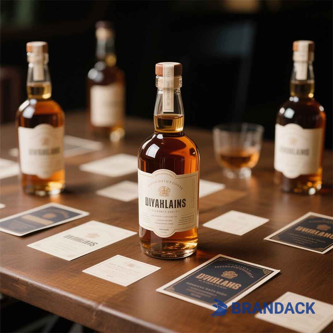 personalized whiskey label