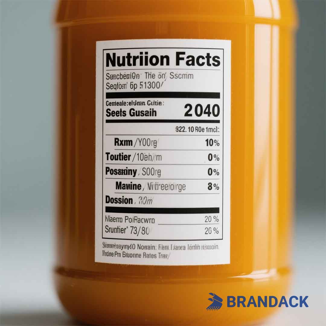 design your own nutrition labels