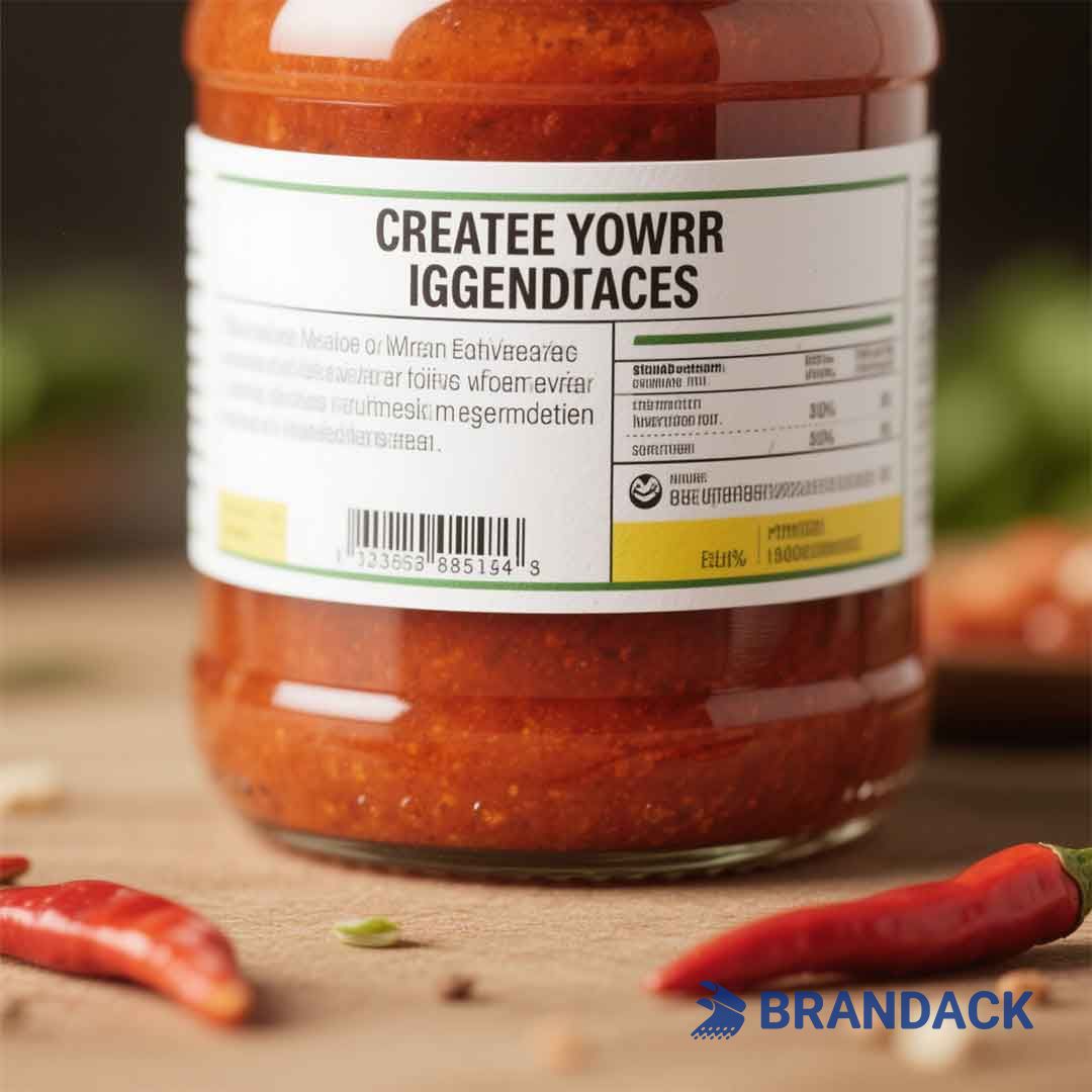 create your own ingredient label