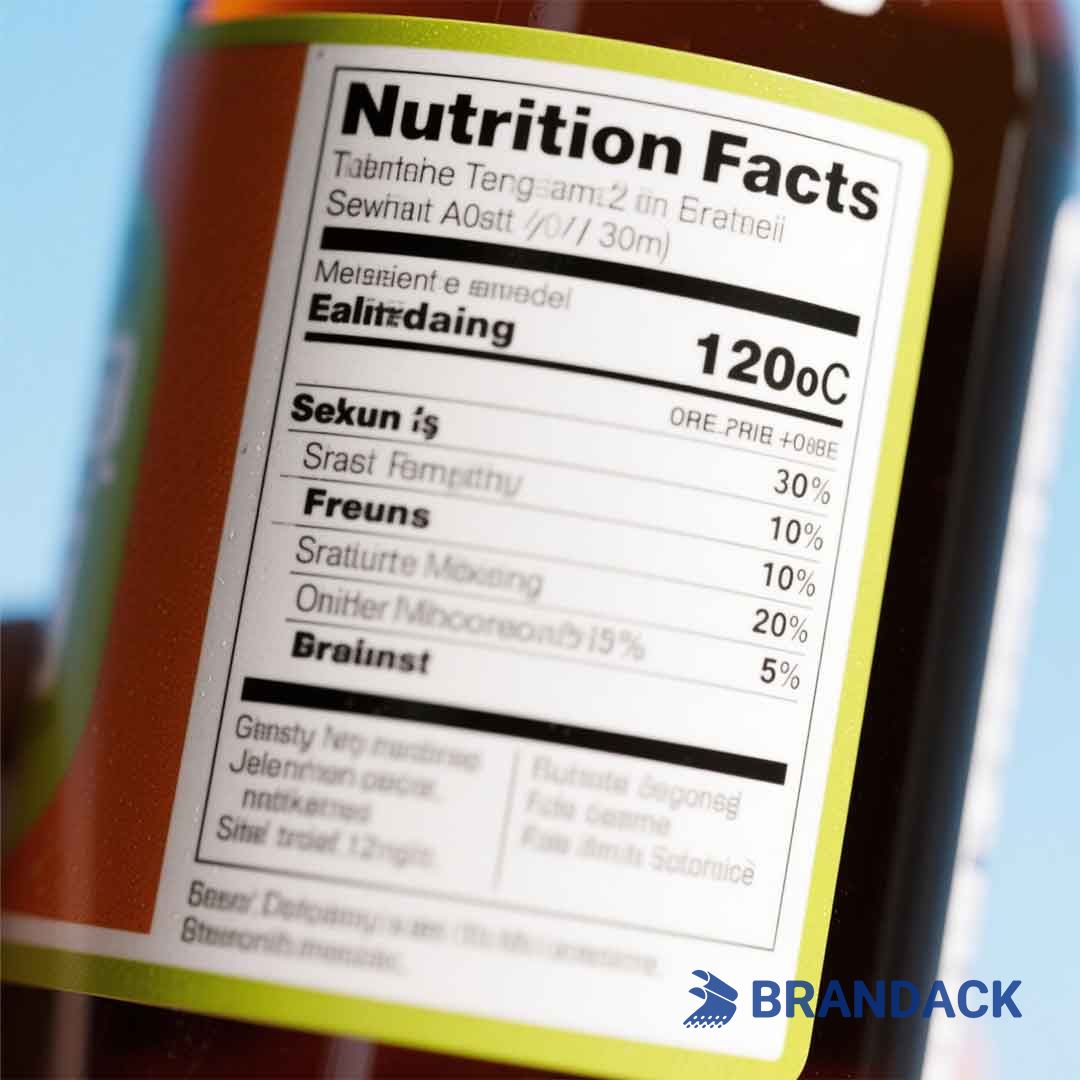 nutrition facts label