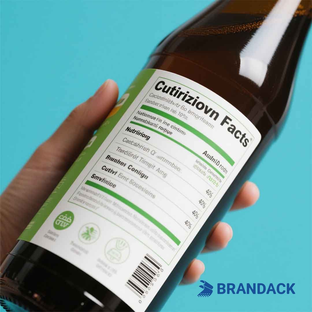 custom nutrition facts label
