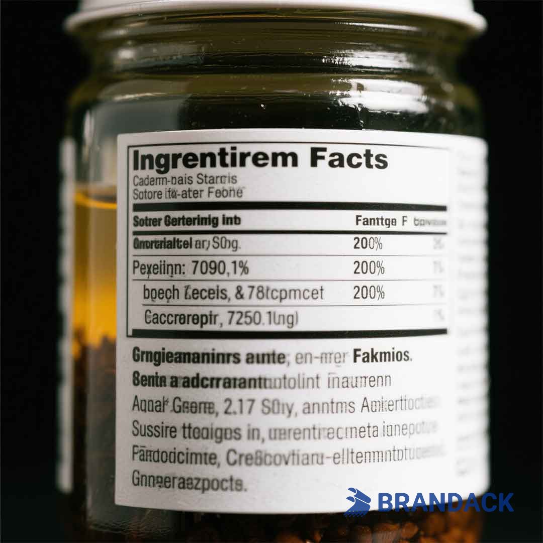 ingredient labels