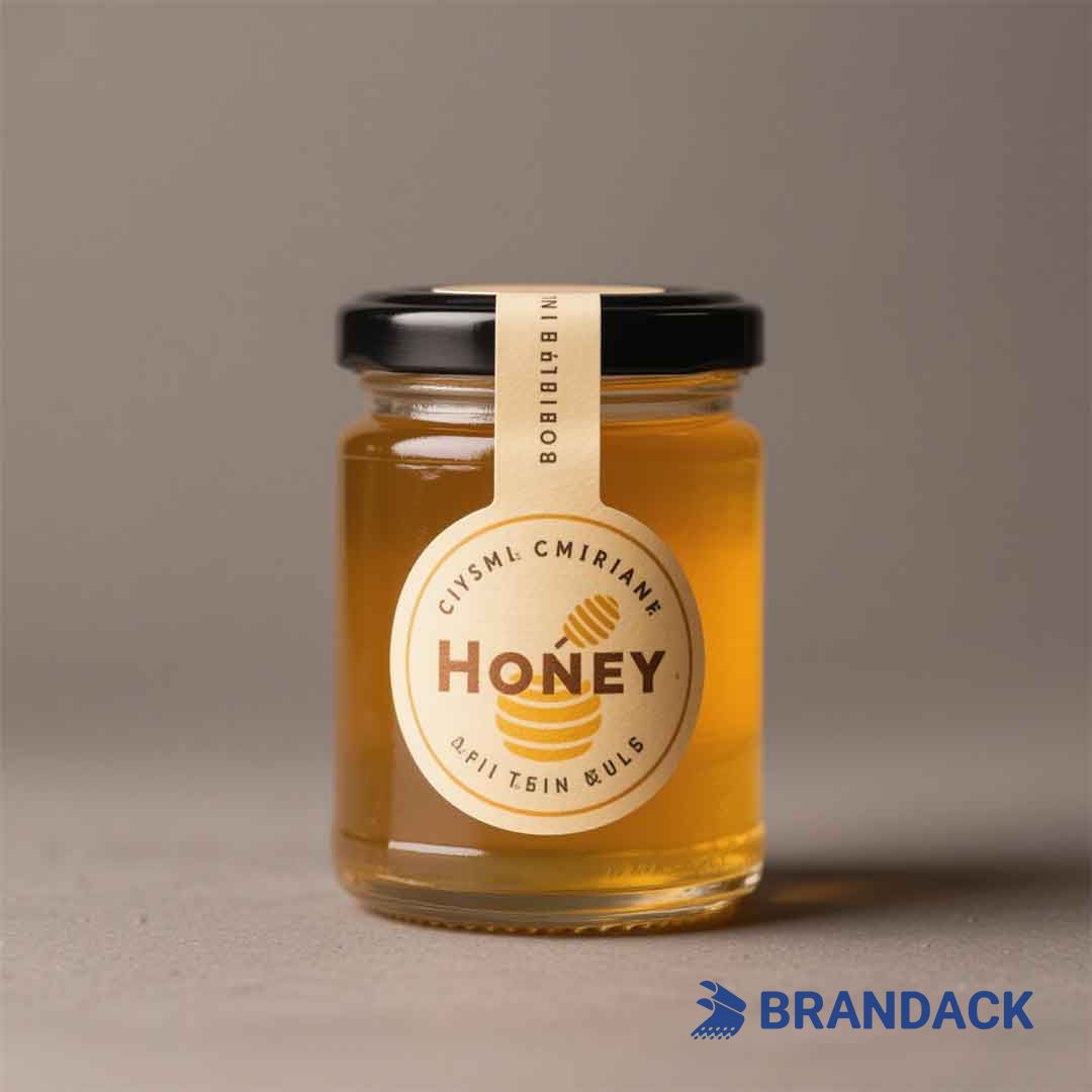 Custom Honey Jar Bottle Label Stickers to Boost Your Brand & Stand Out