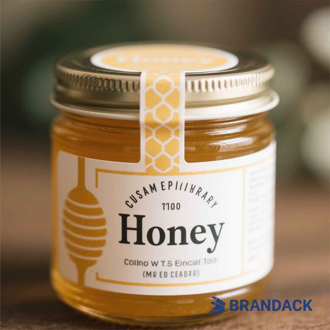custom honey jar labels