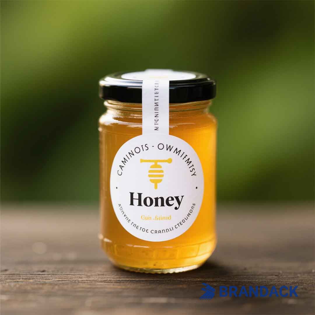 custom honey jar labels