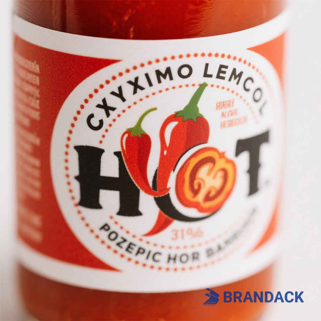 hot sauce label printing