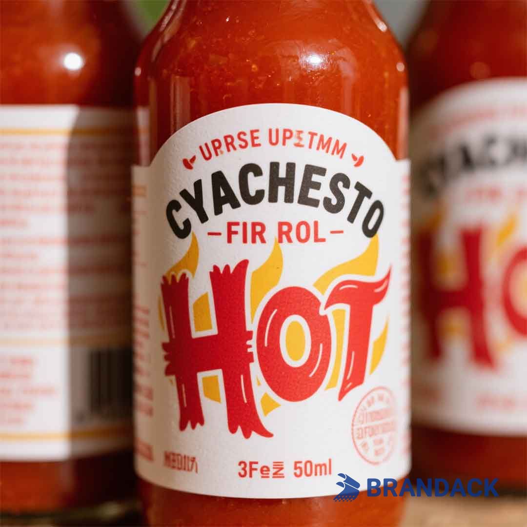 custom hot sauce bottle labels