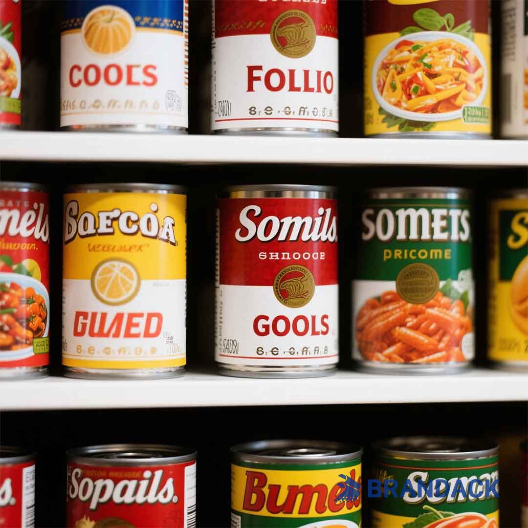 canned food labels