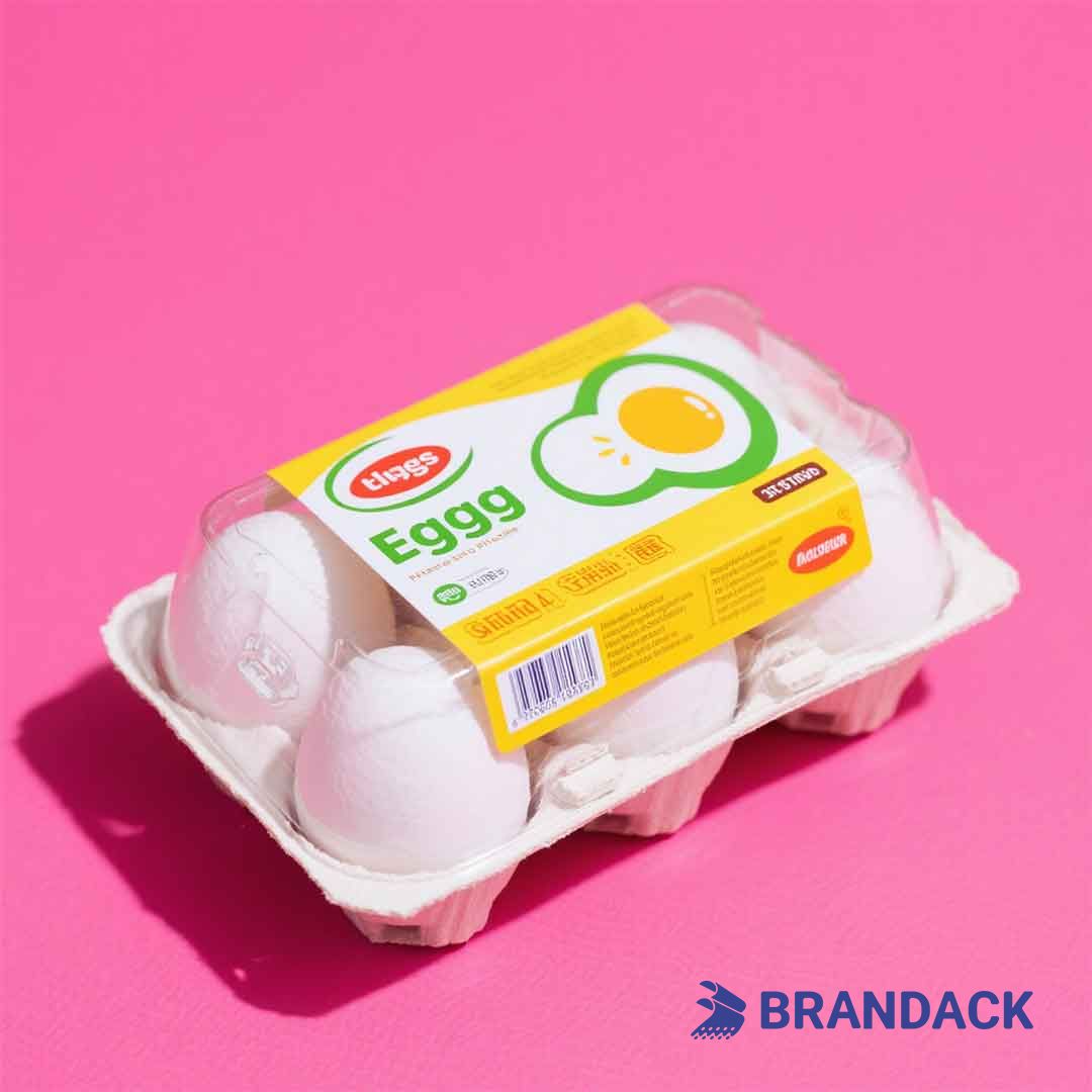 egg cartons and labels