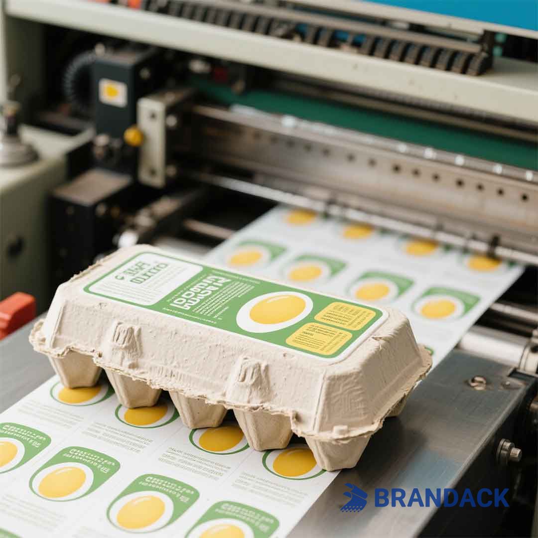 custom egg carton labels