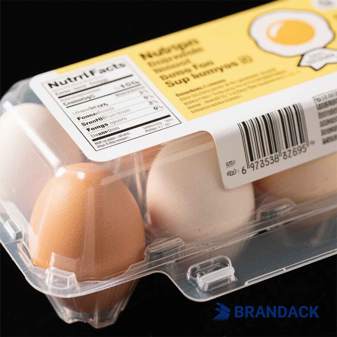 Egg White Nutrition Facts Label Printing | Create Your Own Egg Labels