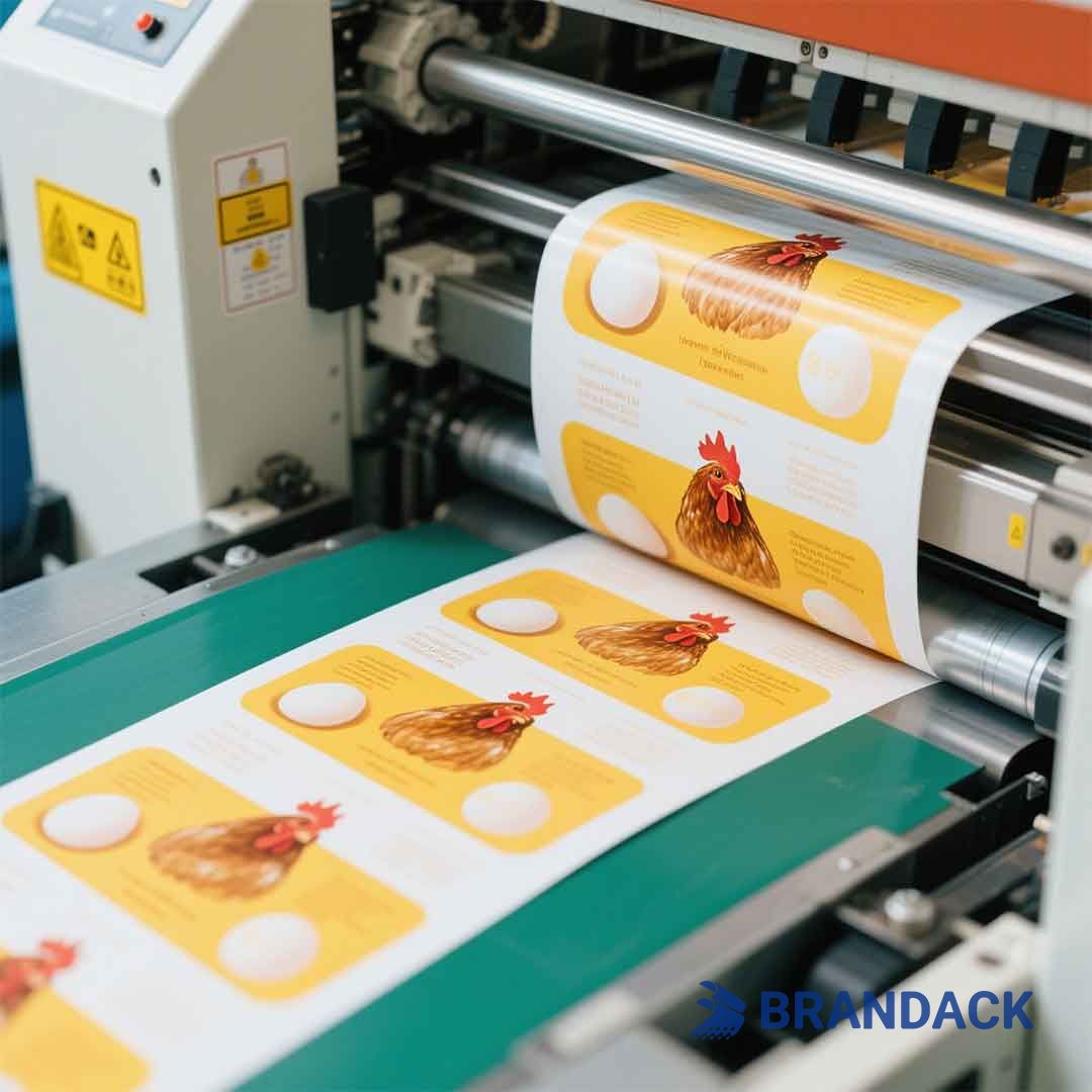 chicken egg carton labels