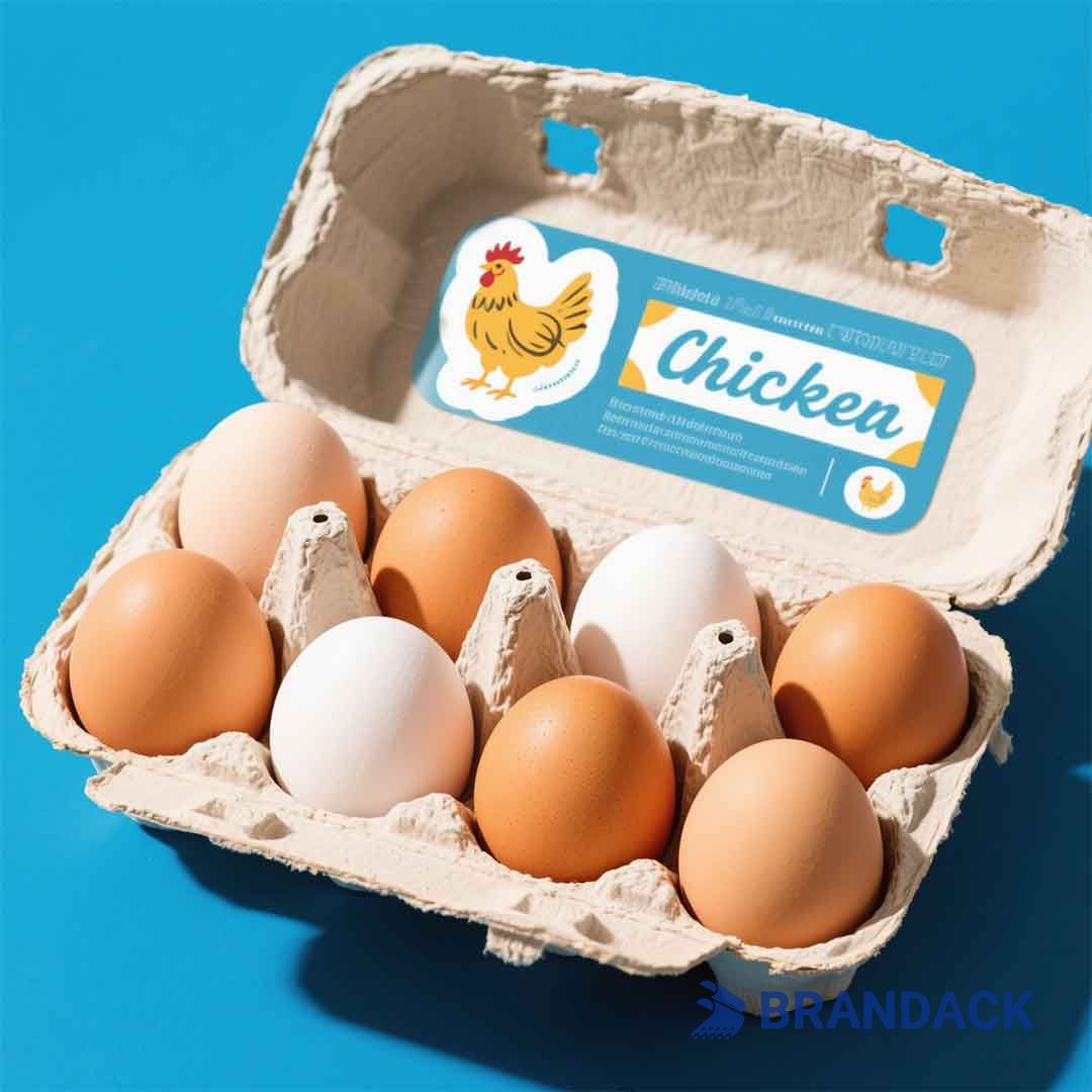 custom egg carton stickers