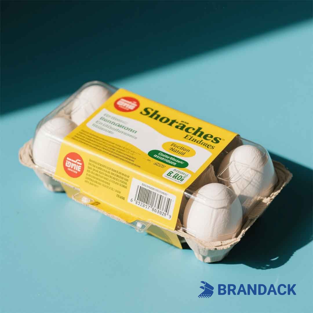 egg carton label stickers