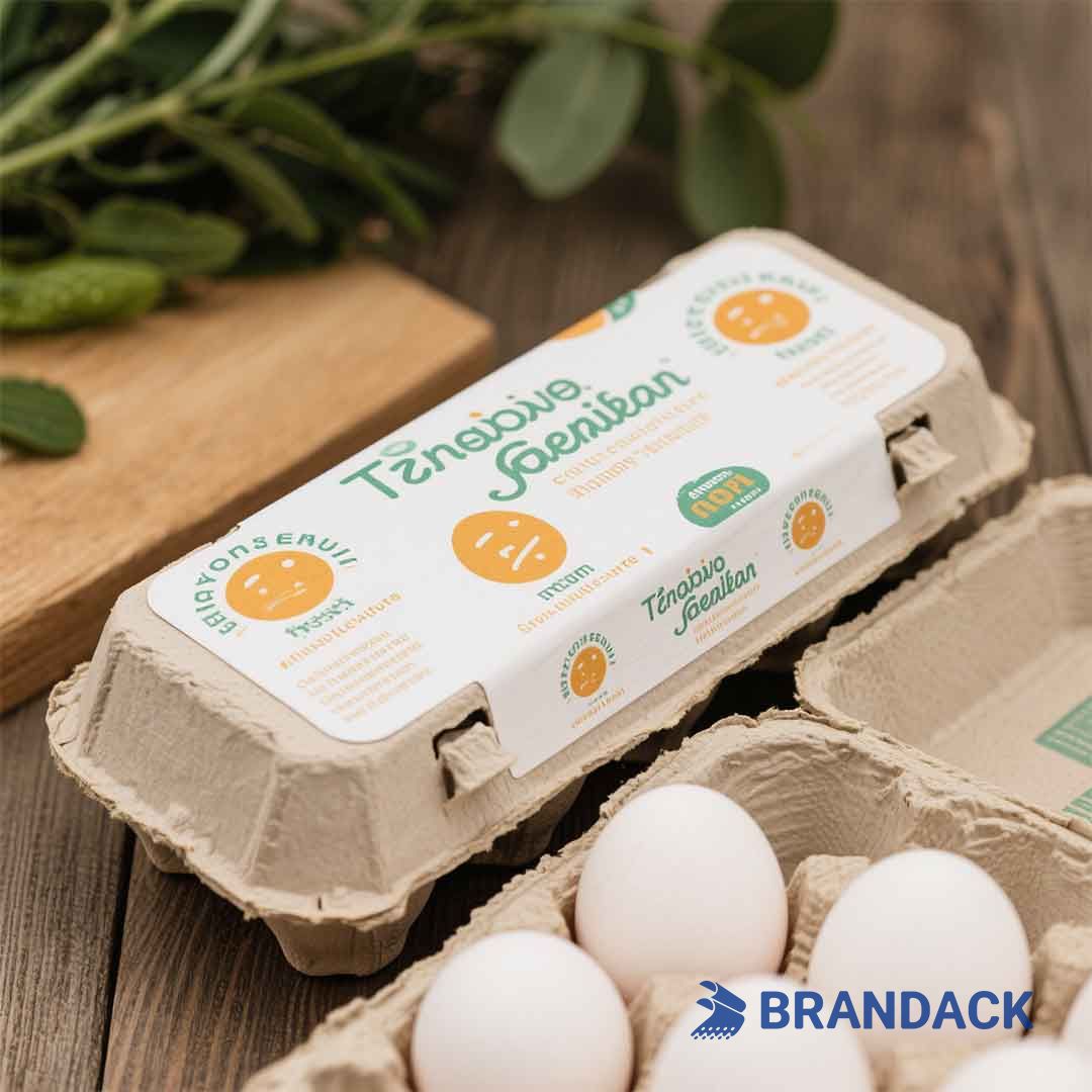 custom printed egg carton labels