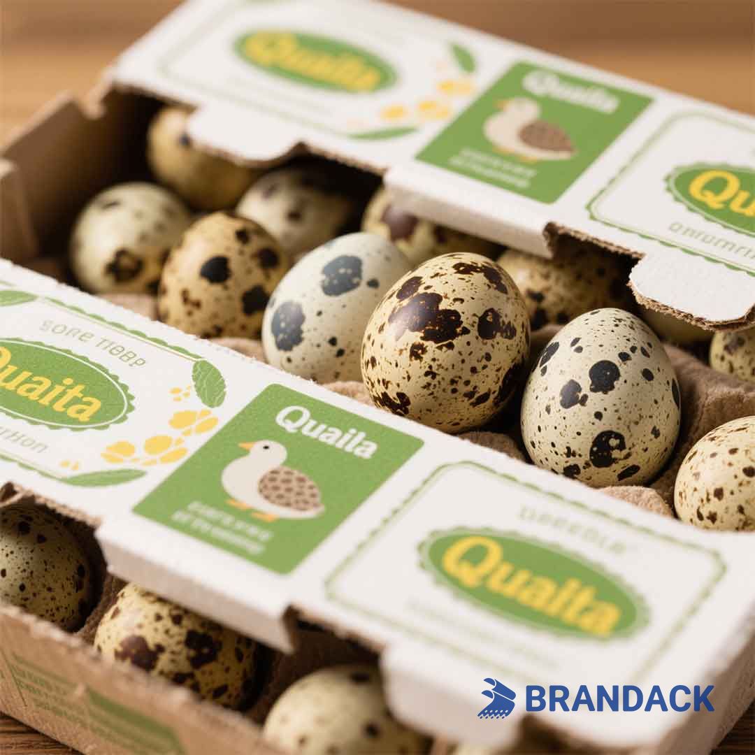 quail egg carton labels