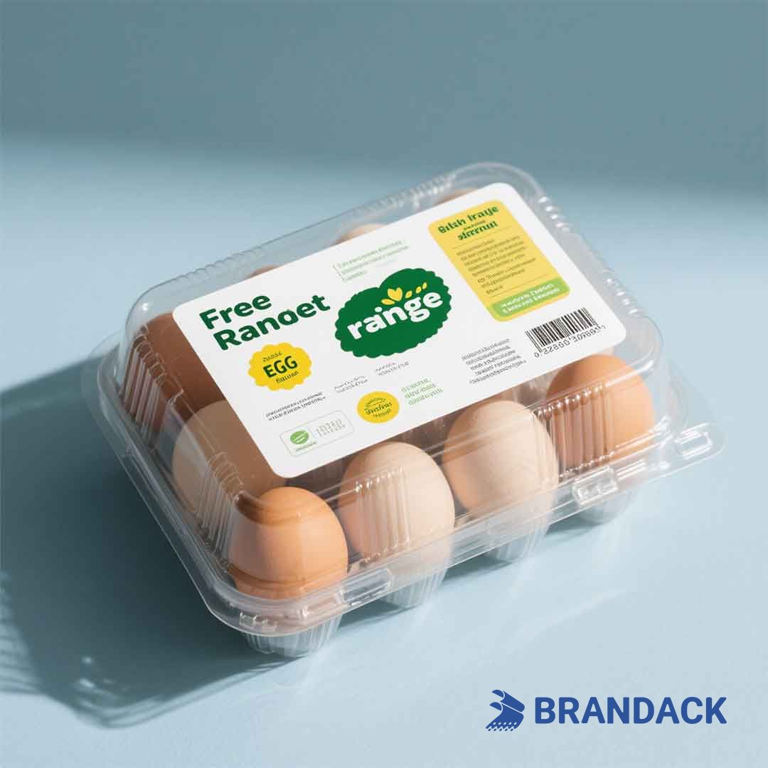 Custom Cage Free Egg Labels | Free Range Egg Box and Labelling