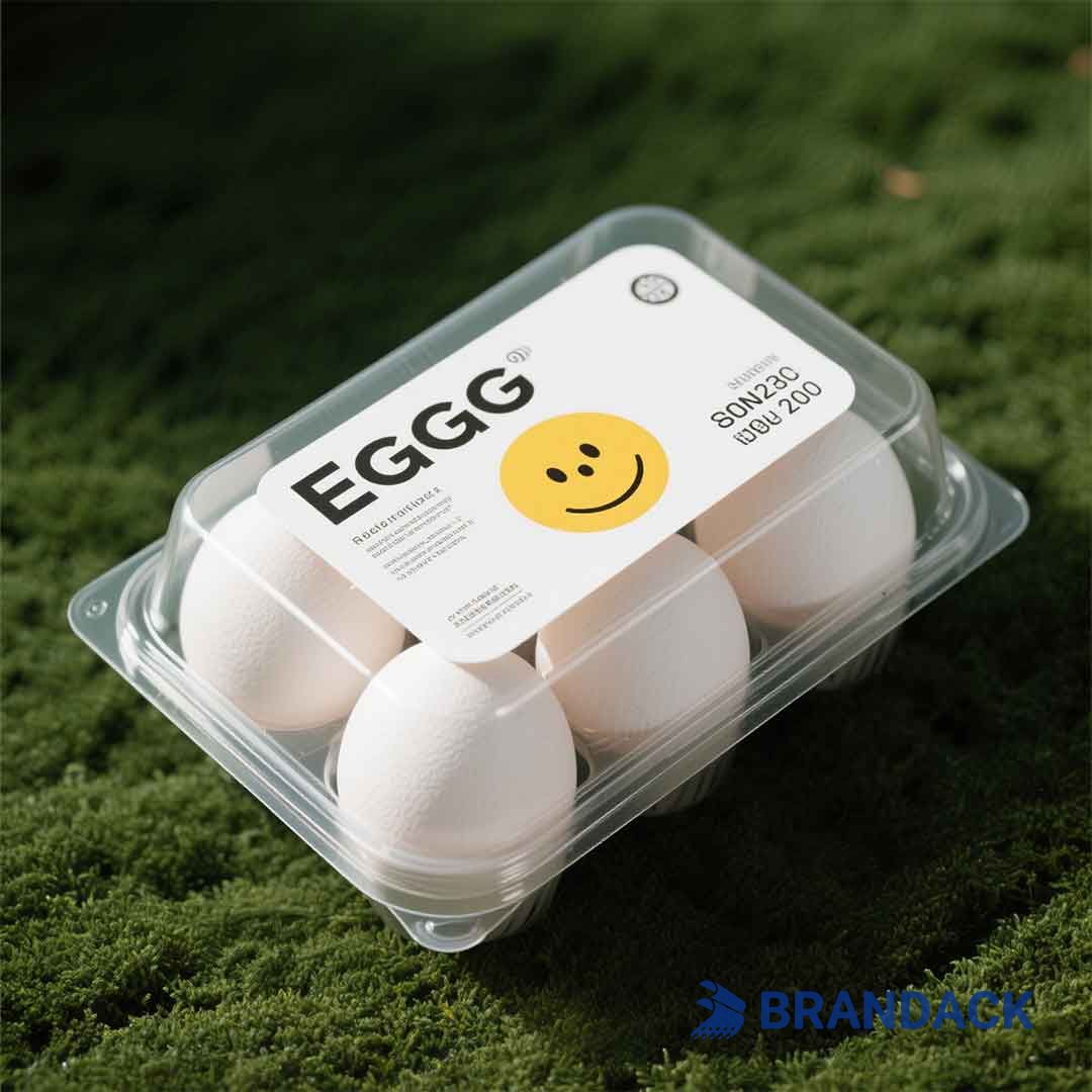 egg carton label design
