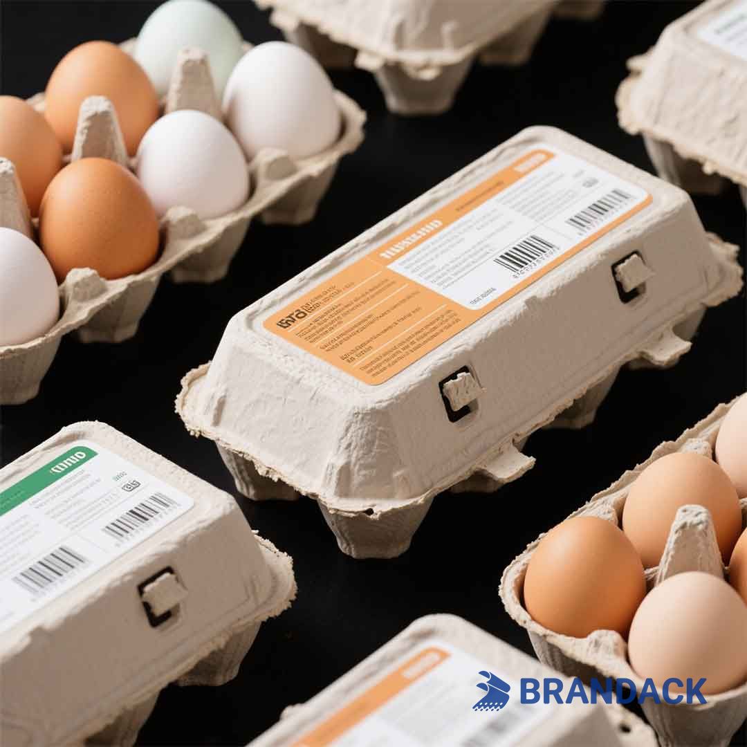 egg carton label printing
