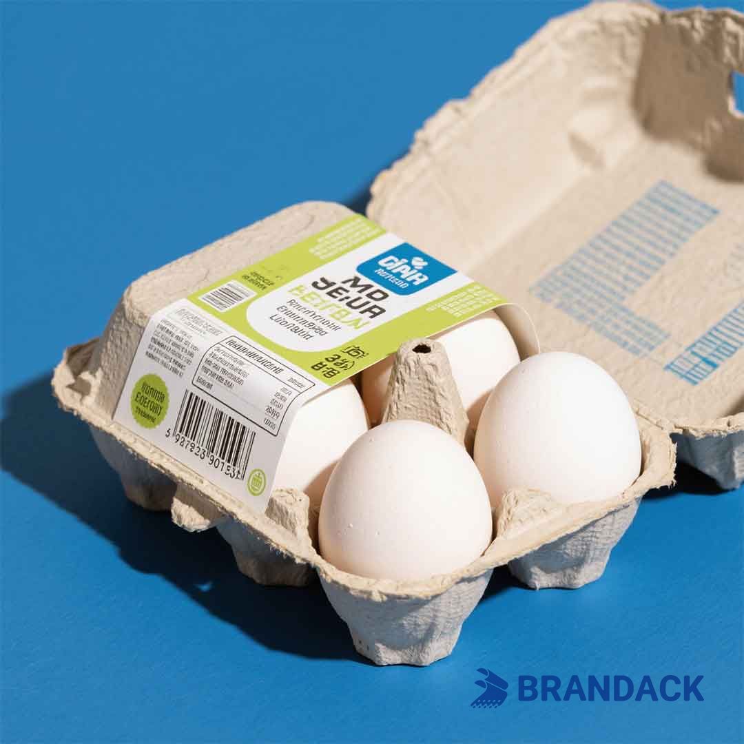 egg label design