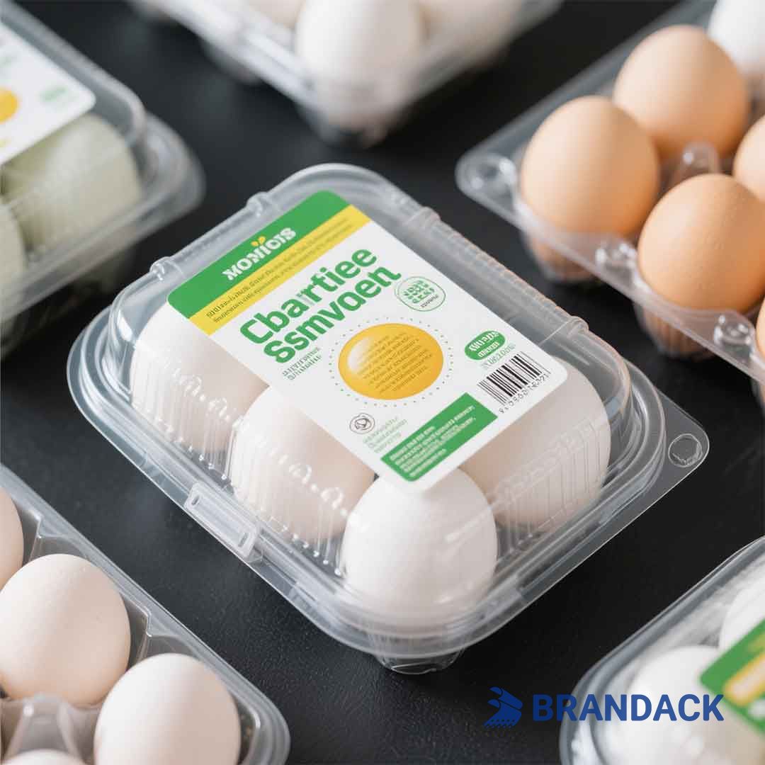 egg carton label design