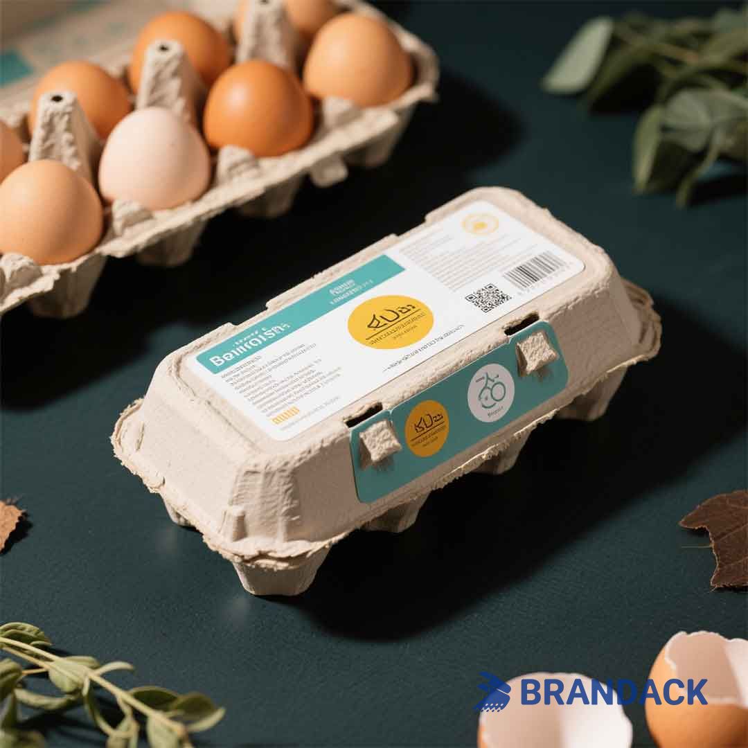 egg carton label printing