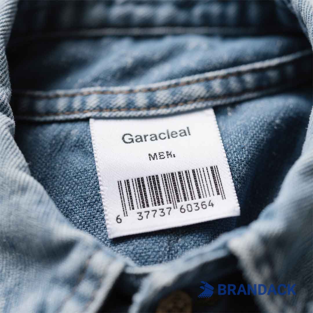 garment barcode label