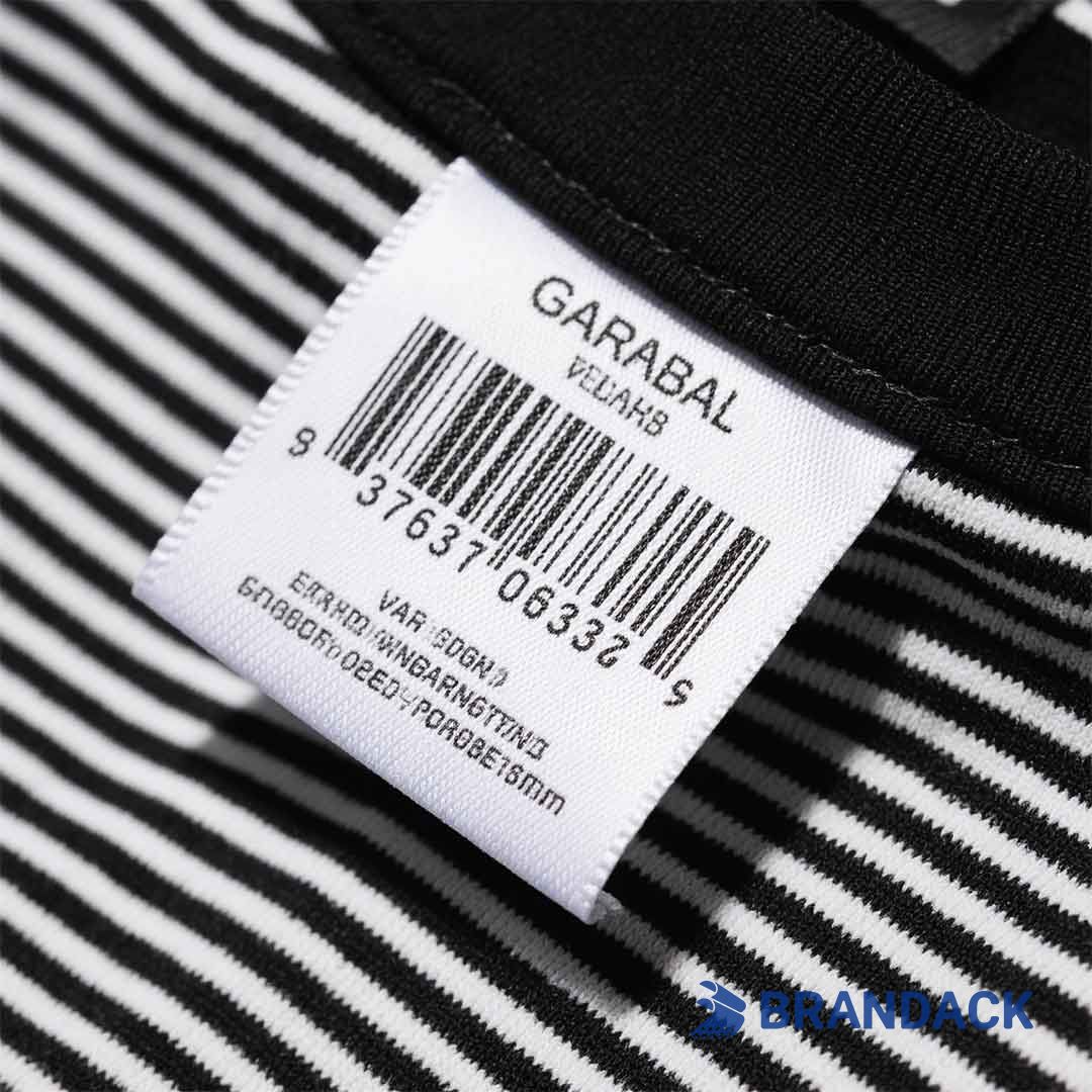 garment barcode label