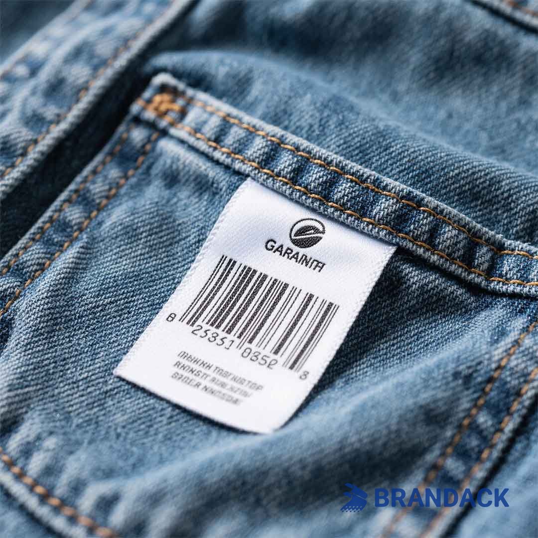 garment barcode label