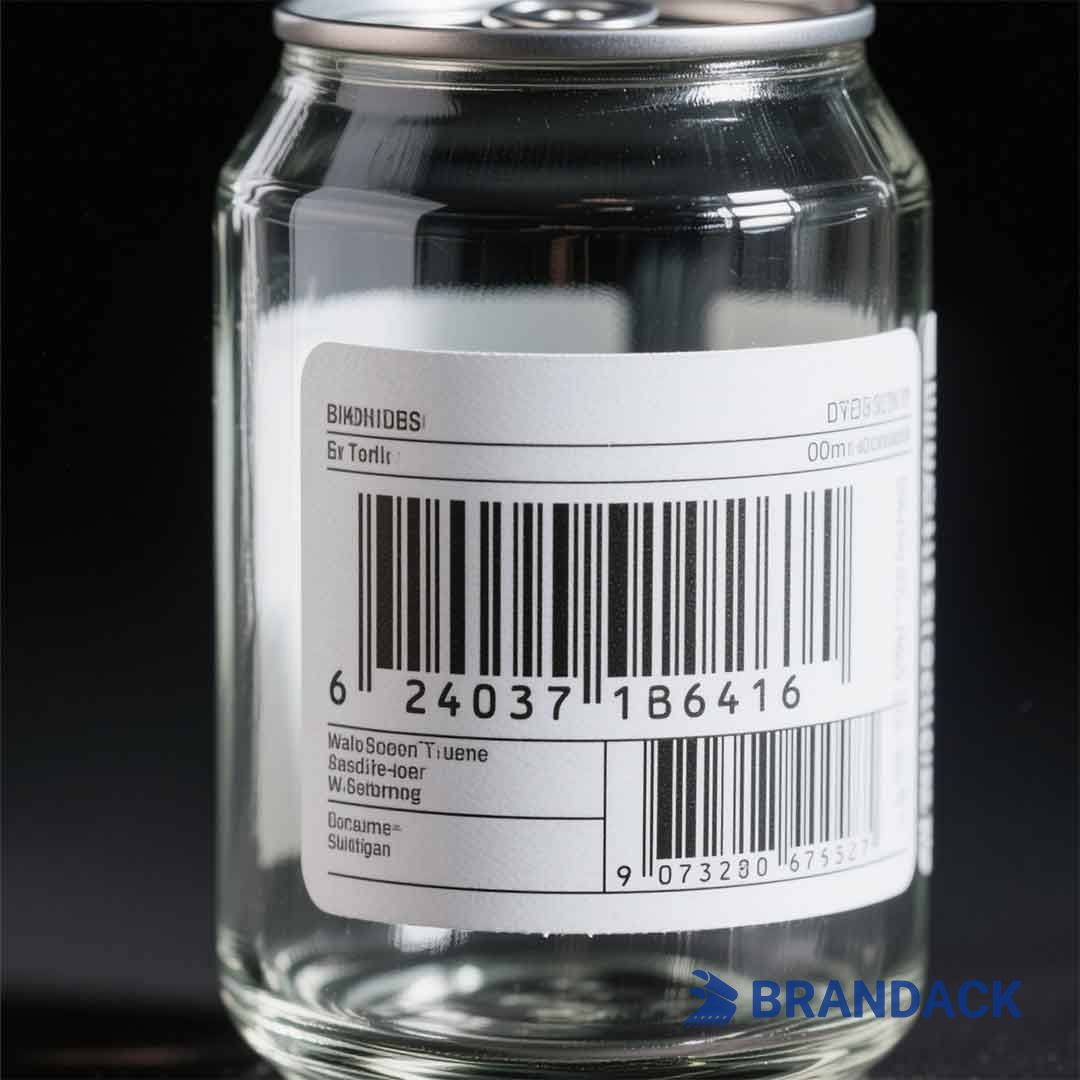 Transparent Barcode Labels Printing | Custom Clear Barcode Labels