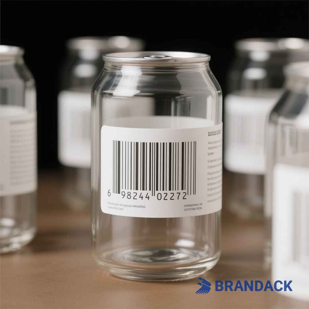 clear barcode labels