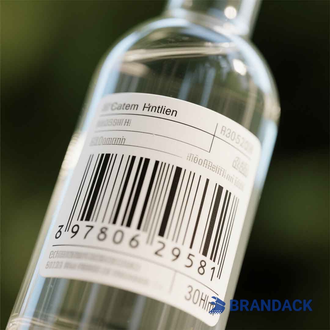 clear barcode labels