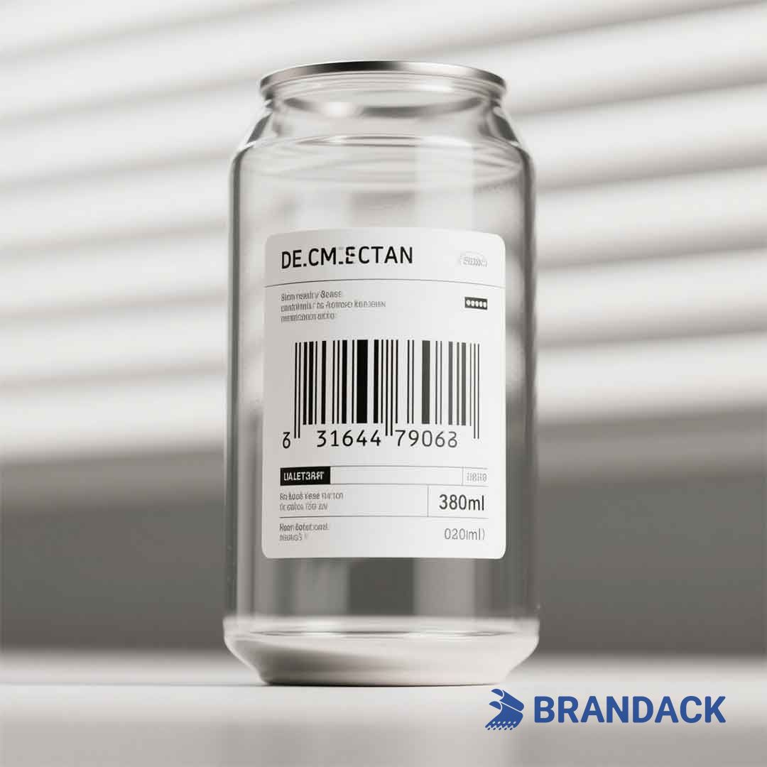 clear barcode labels