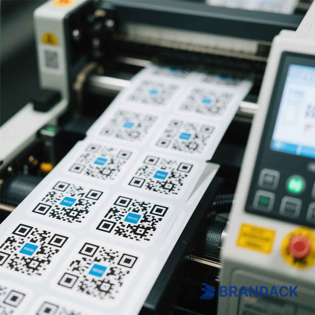 waterproof qr code stickers