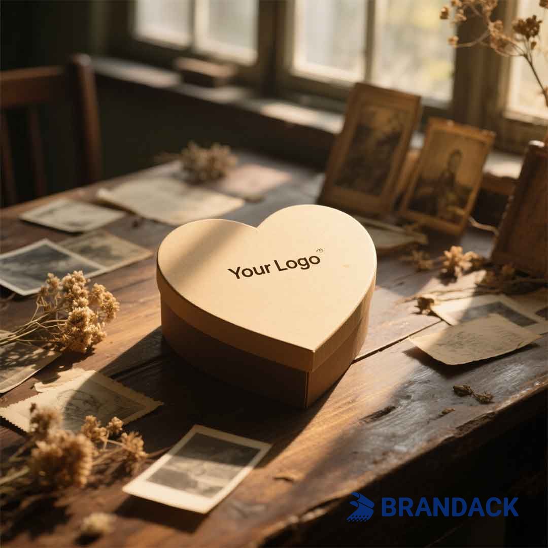 gift box heart shape