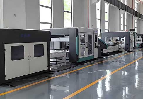 Fully Automatic Integrated Die-Cutting Packaging Production Lines Built in Our Factory
